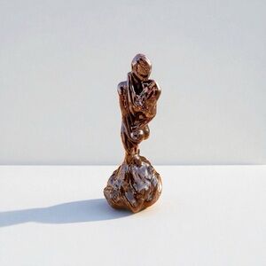 1960s Vintage Mid Century Modern “The Lovers” Ceramic Statue Signed